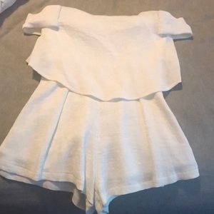 Forever 21 off the shoulder romper